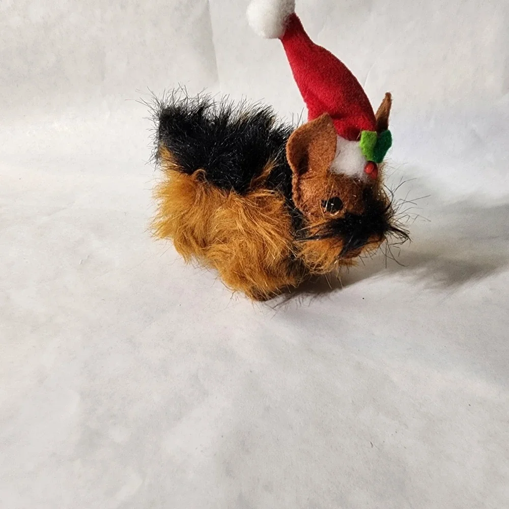 Annalee Christmas Set‎ - Santa, Elf, Reindeer & Yorkie Dog - Retired